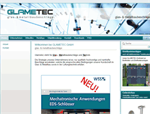 Tablet Screenshot of glametec.ch